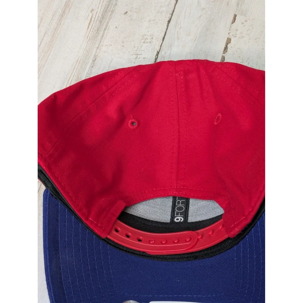 Texas Rangers Hat New Era 9Forty Blue‎ Red Adjustable Cap Snapback MLB
